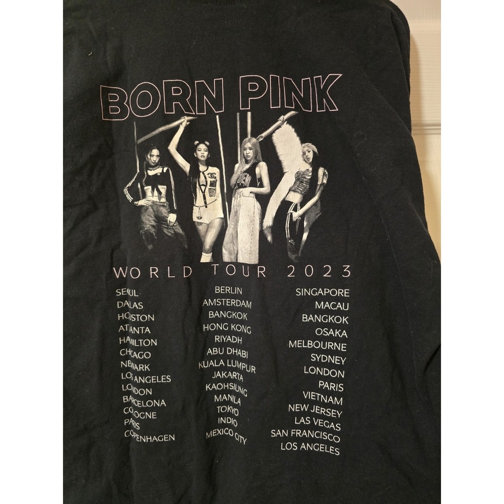 BLACKPINK Born Pink 2023 Tour Long Sleeve shirt  XL  UNISEX‎